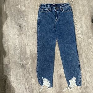 High Rise Slim Straight Jeans